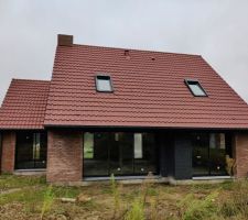 Facade arrière avec fenêtres