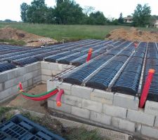 Fin élévation du vide sanitaire