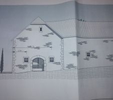 Plan facade sud