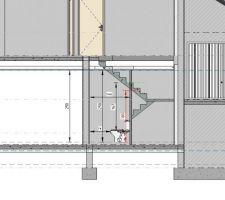 Plan de coupe ( wc RDC)