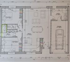 Plan maison RDC