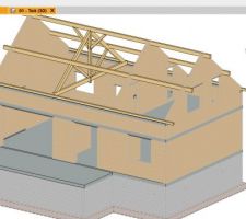 Vue Charpente Revit