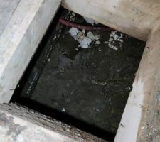 Eau du vide sanitaire pompée