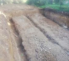 Terrassement, cr&eacute;ation d'un sous-sol de 90m2
