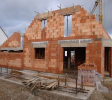 La maison vue de derrière