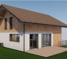 Façade ouest déposée pour le PC
