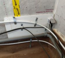 Installation provisoire, tirage des différents réseaux - CC-BY-NC-SA