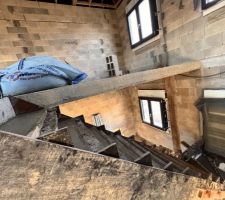 Coulage de l'escalier