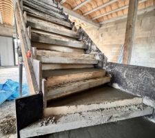 Coulage de l'escalier