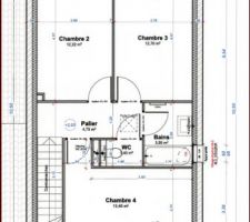 Plan définitif du R+1