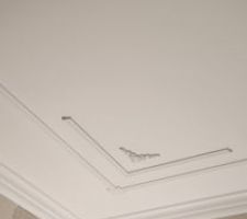 Détail plafond du "grand salon"