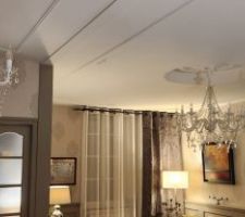 Détail plafond du "grand salon"