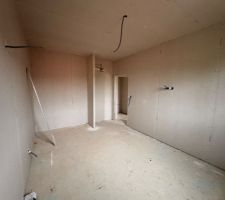 Placo chambre et placard
