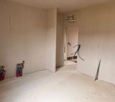Placo chambre et placard