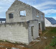 élévation des murs étage