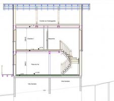 Plan maison coupe