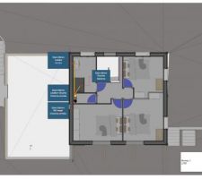 Plan evac étage