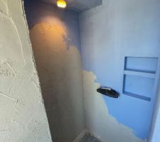 Salle de douche, murs