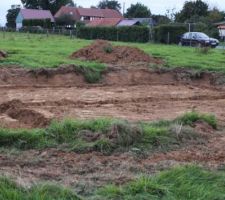Décaissage avant la construction