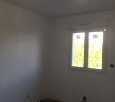 Isolant avant la pose de  notre parquet, avec le début de la pause mon beau-pére la pausé trop galère pour mon conjoint et sa patience l'egendaire .