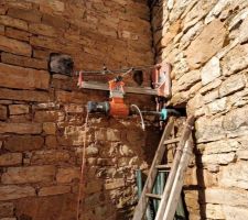 Carrotage VMC, extraction hotte etc