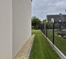 Clôture de droite