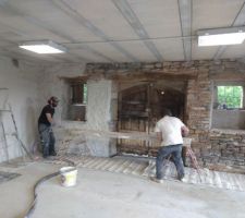 En pleine action