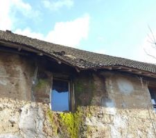 Façade ouest le jour de la visite