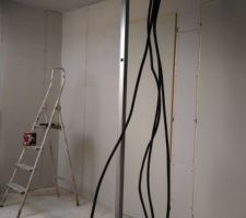 Cloison chambre et SDB