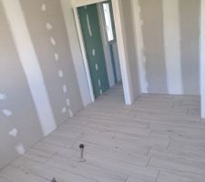 Pose du carrelage