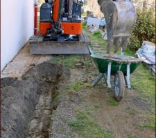Début travaux pour pose bordurettes