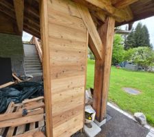 Habillage du coffret ext&eacute;rieur...c&ocirc;t&eacute; pile