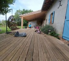 Vue depuis le bout de la terrasse