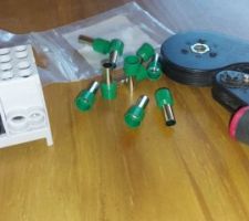 Connecteur HLAK 16 mm² / 25 mm², embouts pour 16 mm² souple, et la pince "qui va bien"