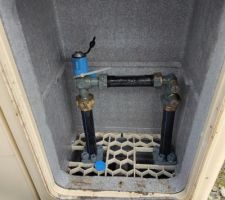 Terrain viabilisée en eau, mais compteur  non installée