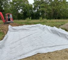 Chemin d'accès pour le chantier
