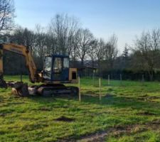 Début du terrassement et début des soucis...