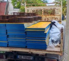 Il en faut du matos ! et pour ne pas perdre de temps, les achats débutent avant la construction. leboncoin  feu !!!