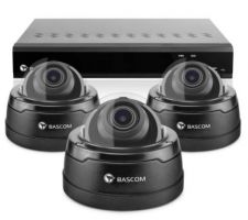 Caméras BASCOM gamme PRO version dôme et enregistreur
