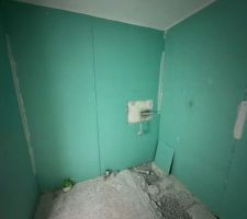 Travaux en cours salle de bain