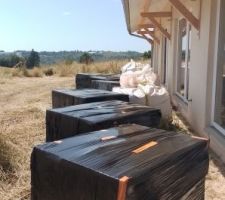 Evidemment, elles étaient pas filmées mes palettes. On a fait comme on a pu...!