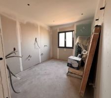 Sous couche peinture salle d?eau R+1