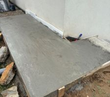 Palier et passage coulés