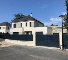 Portail et cloture enfin fini