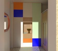 Vue 3D de l'entrée