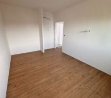 Chambre - Pose du parquet