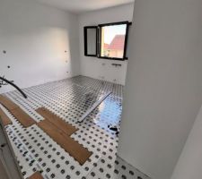 Chambre - Pose de la sous couche