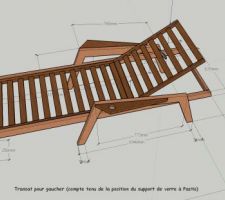 De la conception à la réalisation : mon bain de soleil Louis (pourquoi Louis: il faut aller voir le pas à pas sur le site l'air du bois)