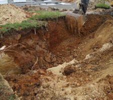 Premier terrassement