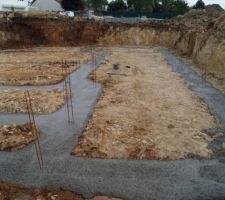 Coulage des fondations